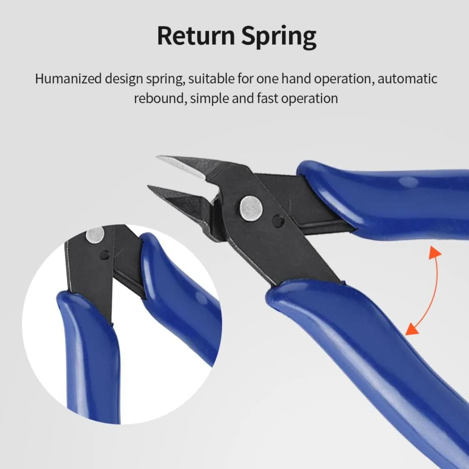 High Speed Precision Side Cutting Nippers for Jewelry Making  Ergonomic Wire Cutters with Tol Steel  Ideal Wire Snips for Electronics Industry  Jewelry Processing  and Model Making