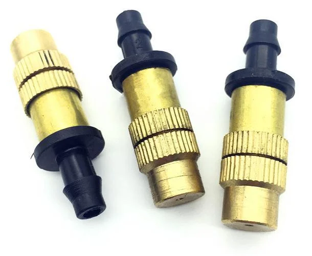 50 PCS Copper Watering nozzle Adjustable Atomization Drip Garden irrigation greenhouse vegetables Saplings Irrigation systems