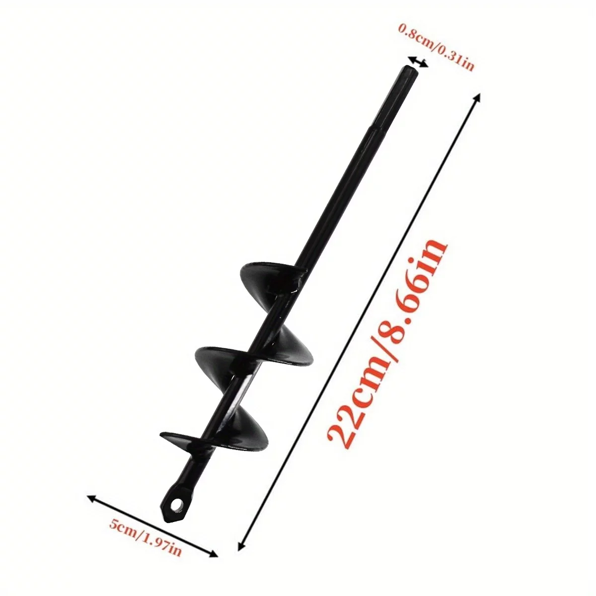 Garden Plant Auger Drill Bit: Plant Faster with 3/8” Hex Drive Drill!