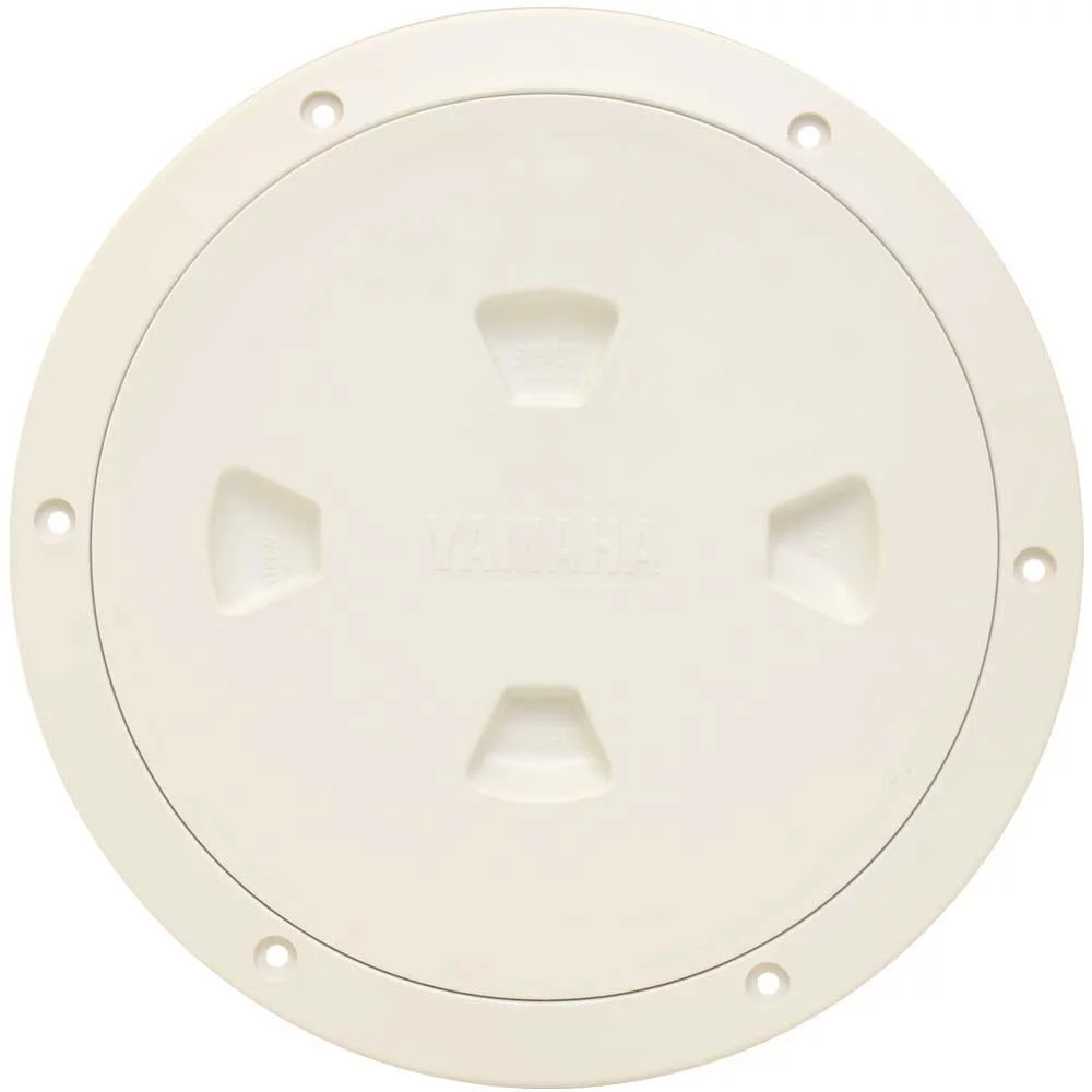 Beckson Boat Deck Plate | Yamaha 8 1/8 Inch White Inspection Hatch