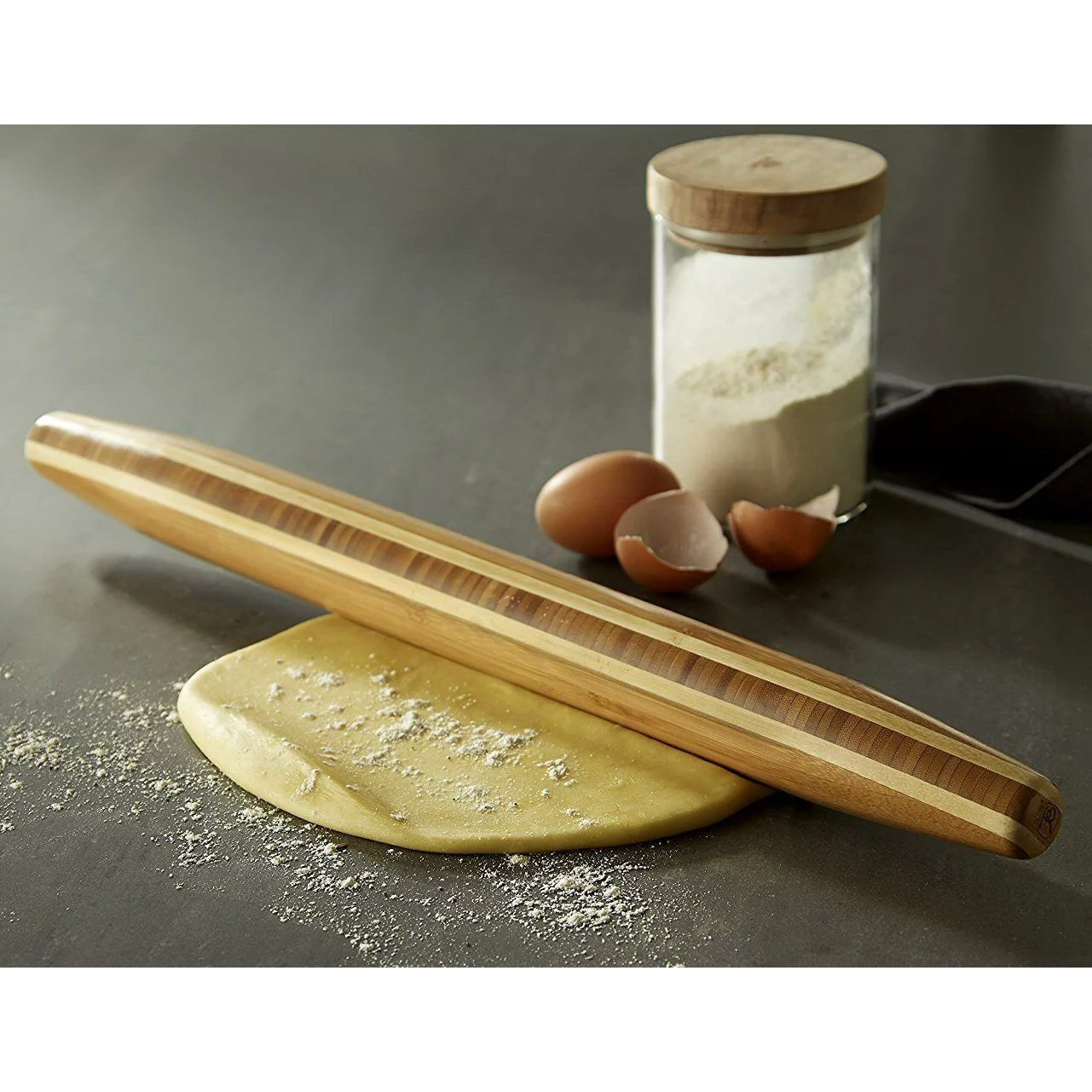 Totally Bamboo  20.5 x 1.75 in. Bamboo Rolling Pin, Brown