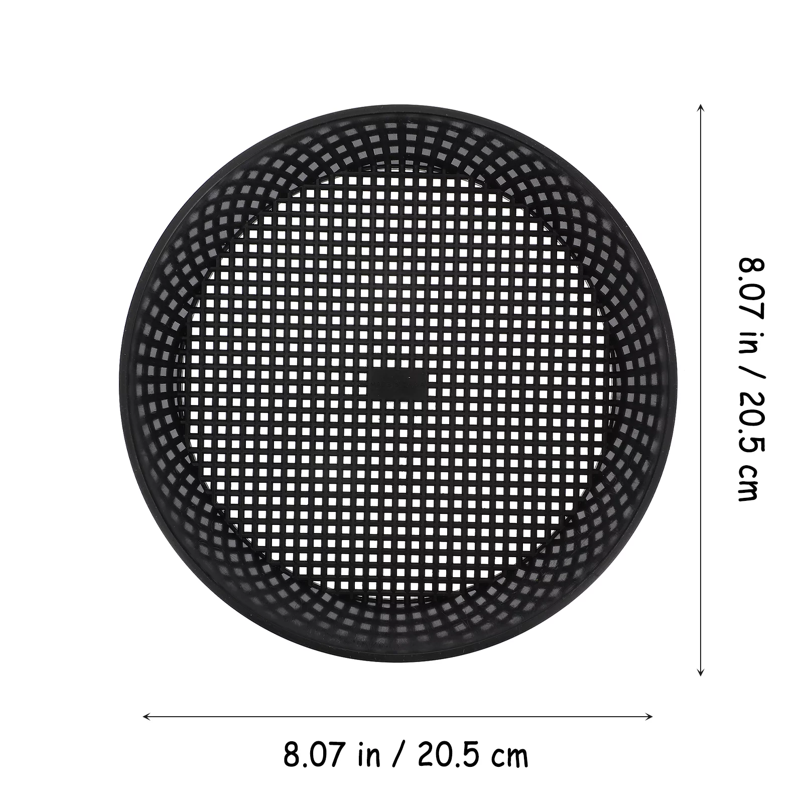 5pcs Garden Sieves Soil Garden Planting Filter Soil Sieves Garden Tool (Black)