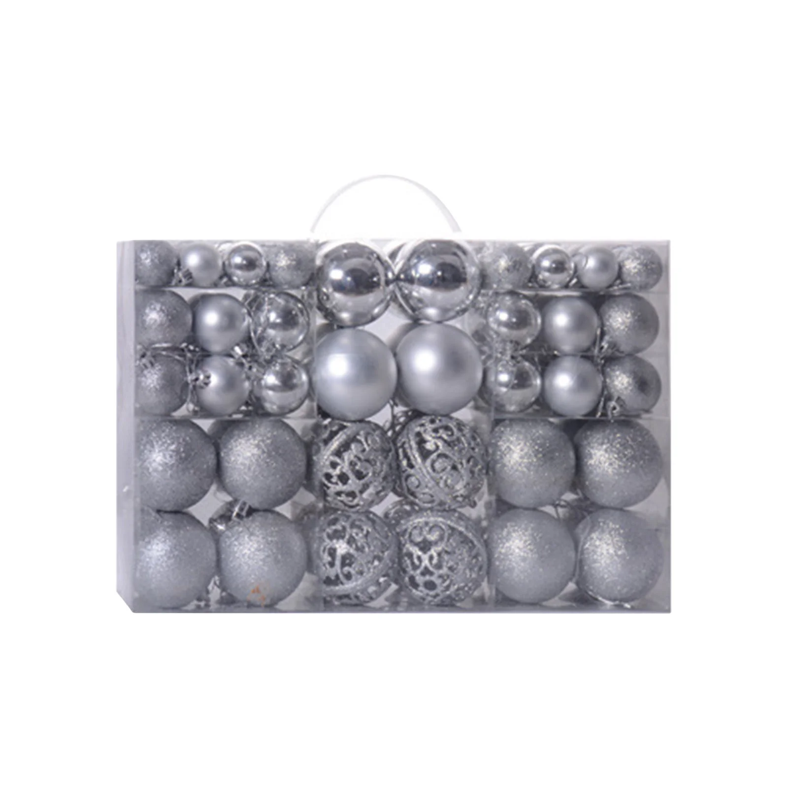 100Pc Christmas Ball Ornaments Shatterproof Balls For Christmas Tree Decoration