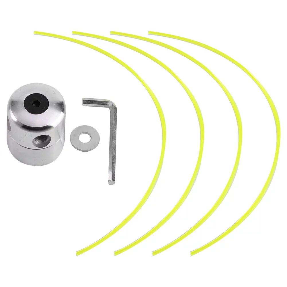 Grass Trimmer Head - Aluminium Alloy Strimmer Trimmer Head String Set with 4 Lines Brush Cutter Head Lawn Mower for Strimmer Replacement