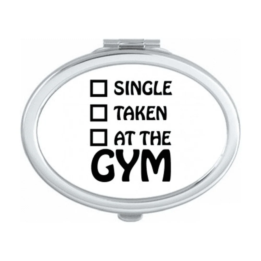 Single Married Gymnasium Choice Mirror Portable Fold Hand Makeup Double Side Glasses