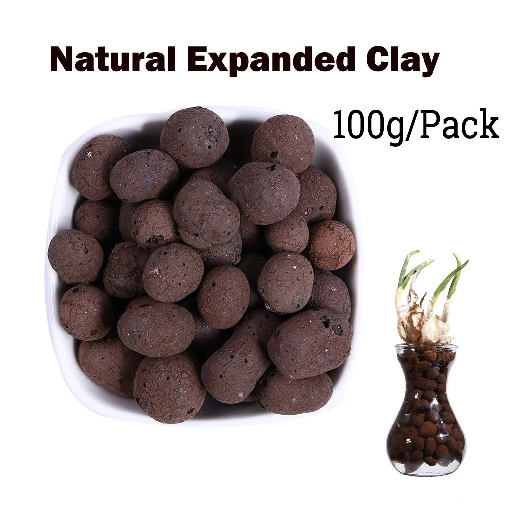 Organic Expanded Clay Pebbles Grow Media Orchids Hydroponics Aquaculture 100g