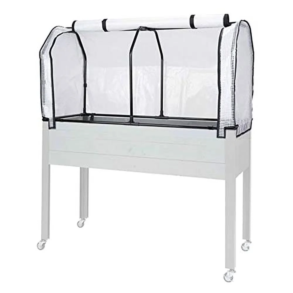 CedarCraft Greenhouse Cover 21 x 47 x 24 Inches, Provides The Perfect Microclimate for Healthy Plants; Includes Frame & Cover, Planter NOT Included