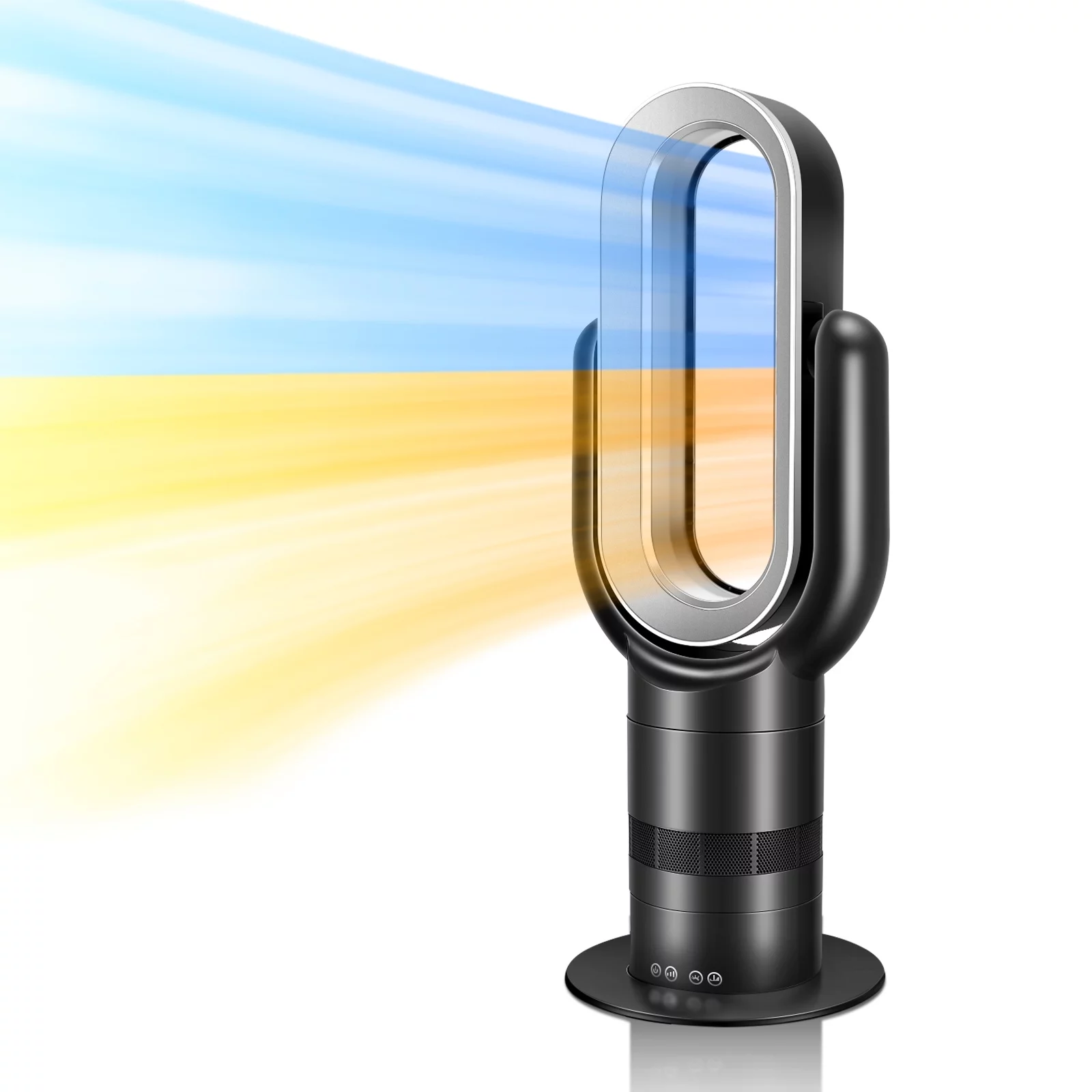 HealSmart Bladeless Tower Fan & Heater Combo - Experience Ultimate Comfort