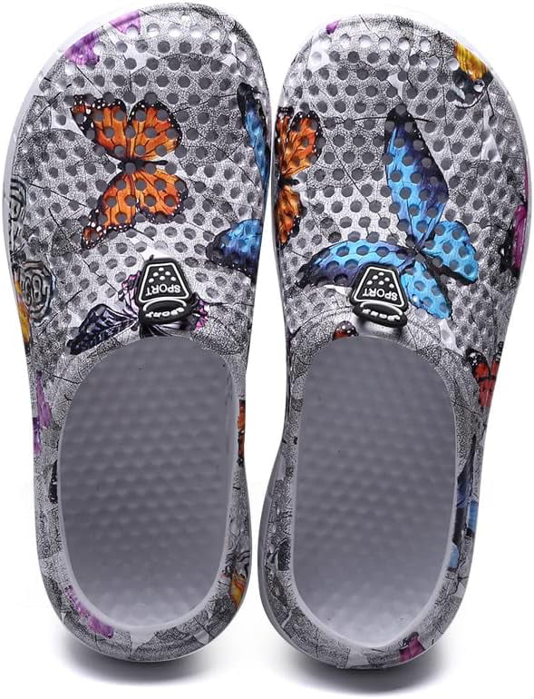 Women's Clogs Shoes Sandals Quick-Dry Lightweight Summer Beach Shoe Garden Clogs Casual Slippers