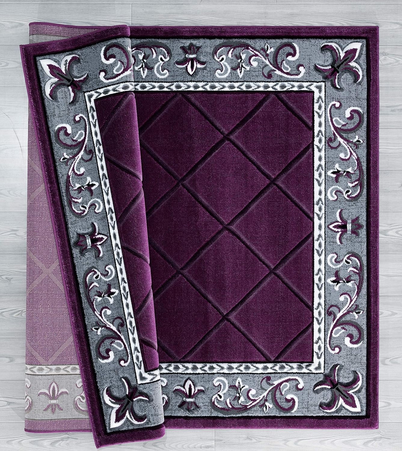 Of America Bristol Altamont Plum Area Rug, 7'10