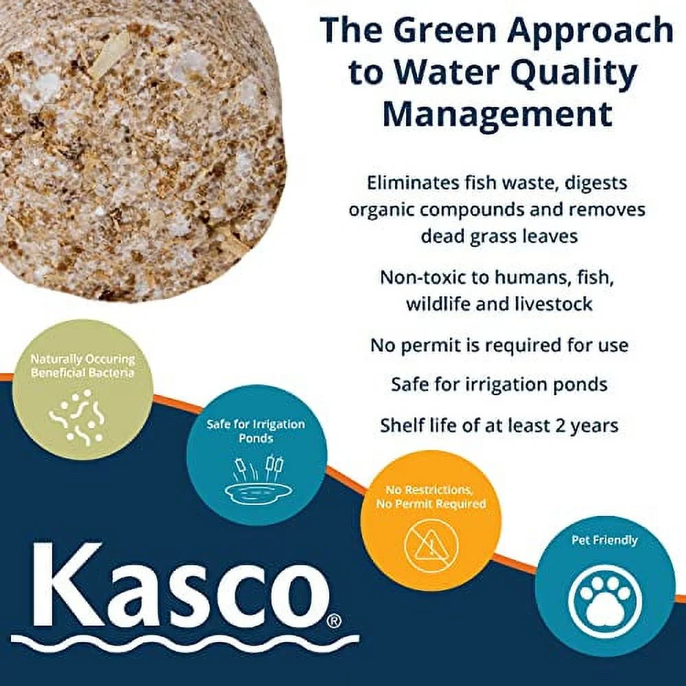 Kasco Macro Zyme Muck Pucks Pond Muck Tablets