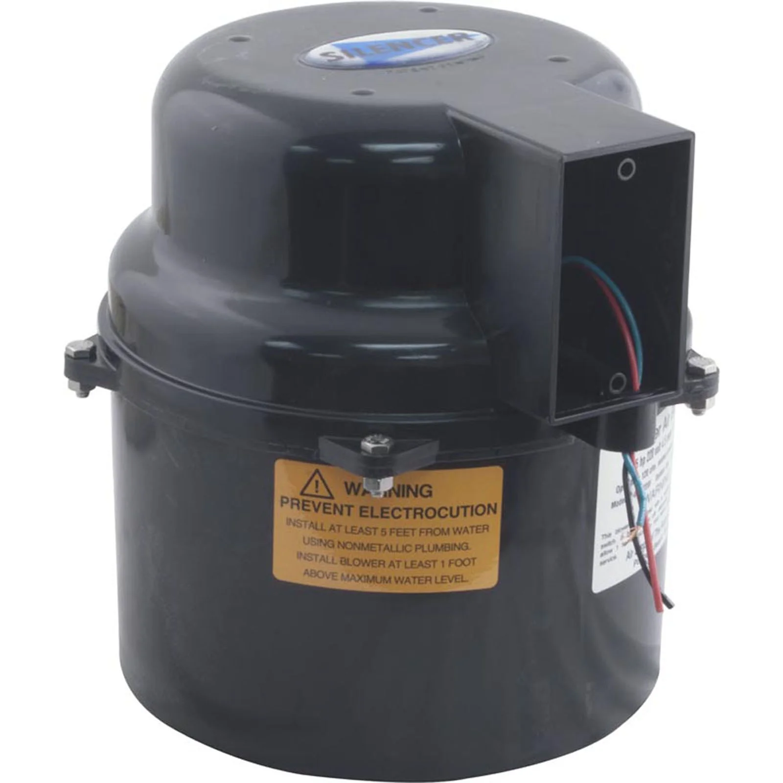 Blower, Air Supply Silencer, 1.5hp,230v, 4.5A, Hardwire