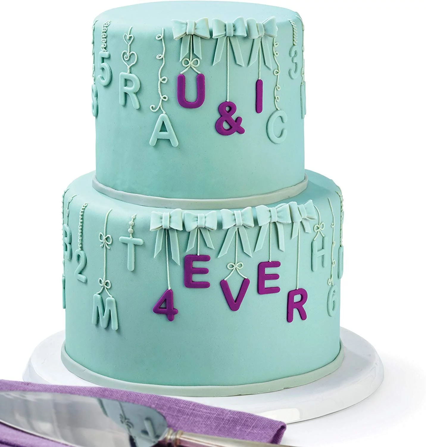 Wilton Fondant Letter & Number Cutters Set, 42-Piece Set