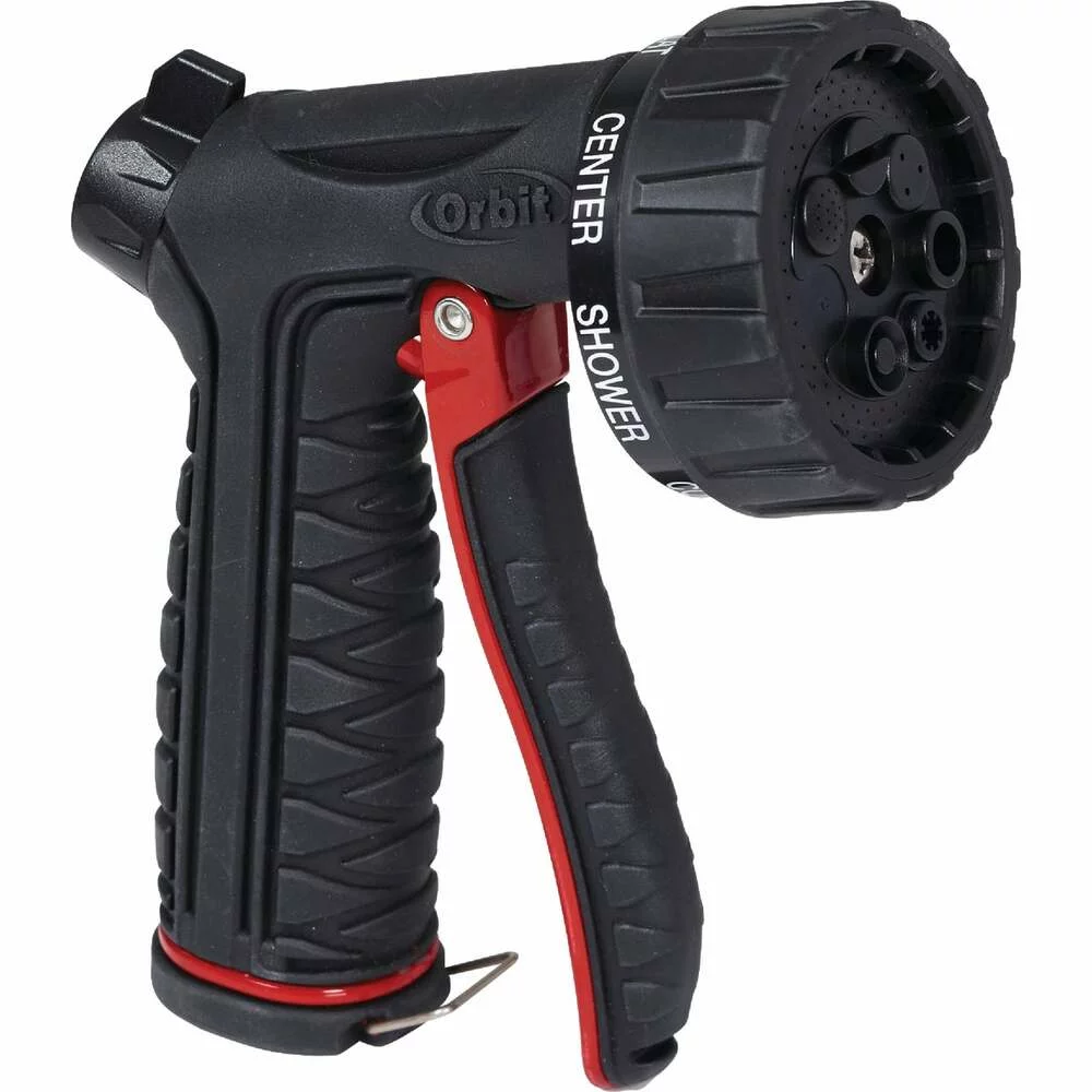 Orbit Pro Flo Metal 7-Pattern Front Trigger Nozzle, Black 56512 56512 705251