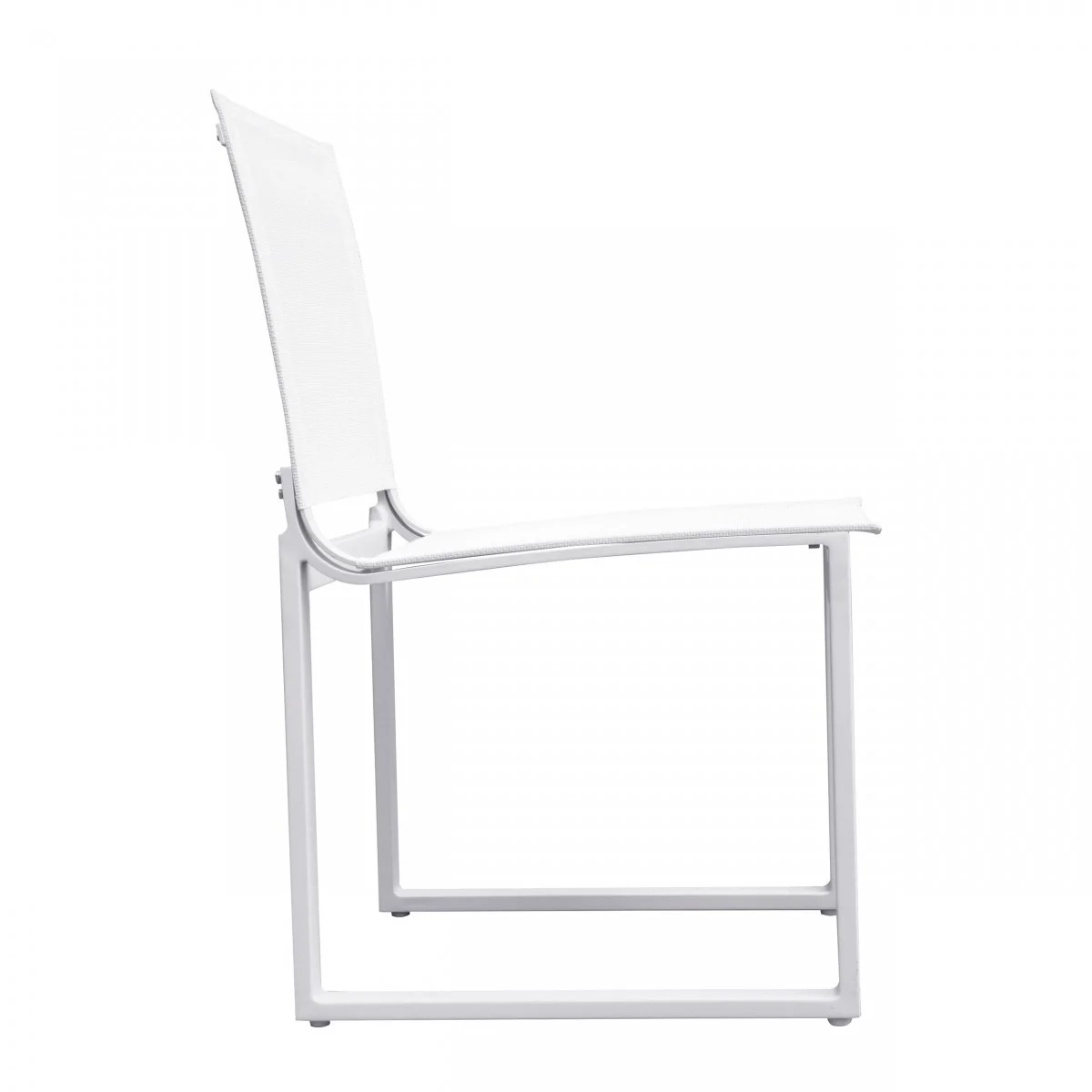 HomeRoots 482874 20 in. White Metal Dining Chair - Set of 2