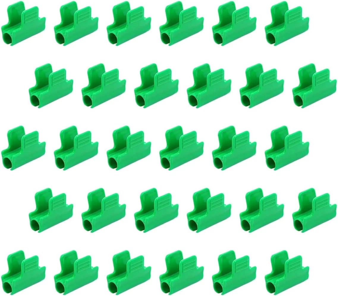 80pcs Extension Shelters Clamps Netting Row Green Shed Films Greenhouse Greenhouses Cover Support Raised Snap Plant Bed Rod Clamp Mm Accessories Hoop Pipes Double