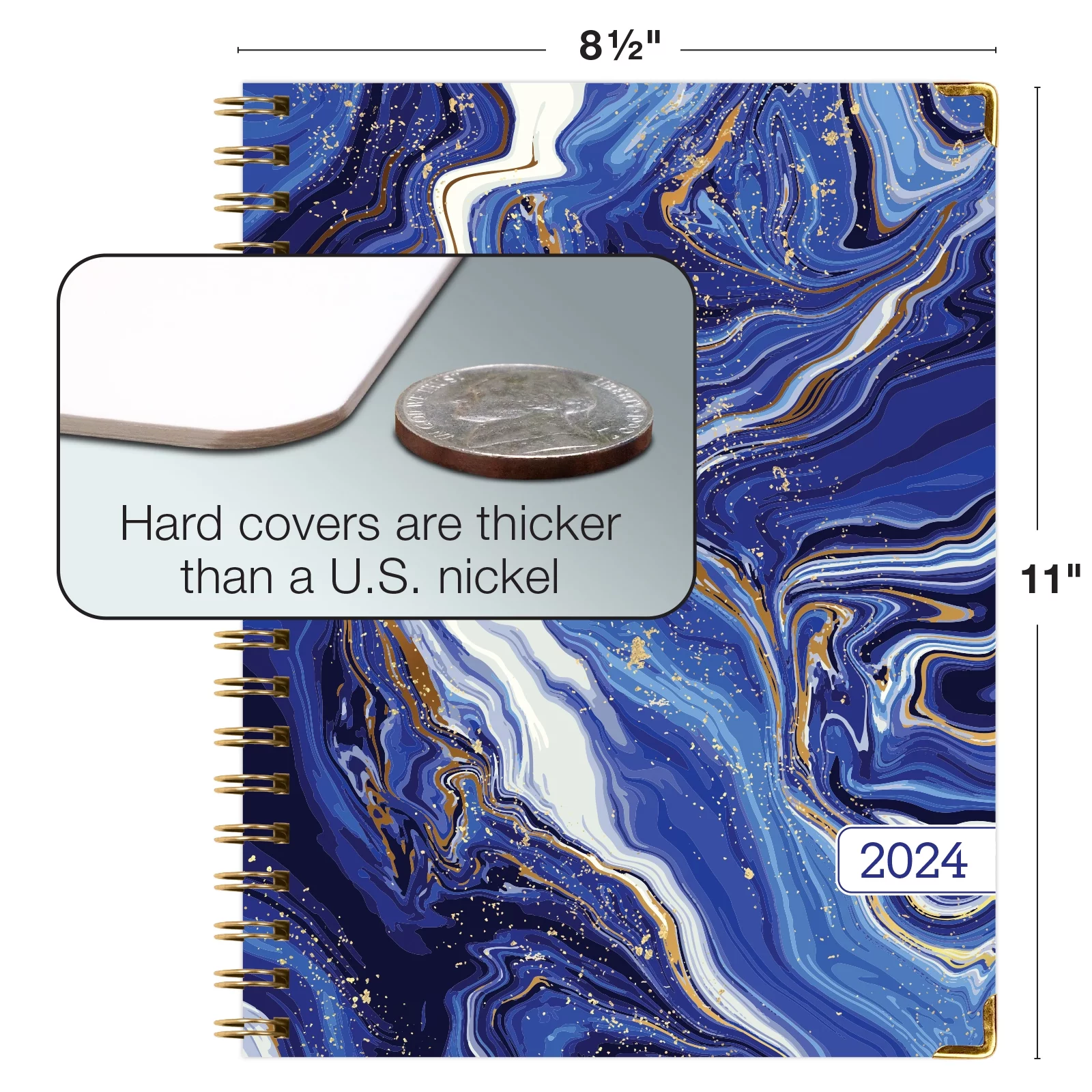 Hardcover CY 2024 Fashion Planner - 8.5