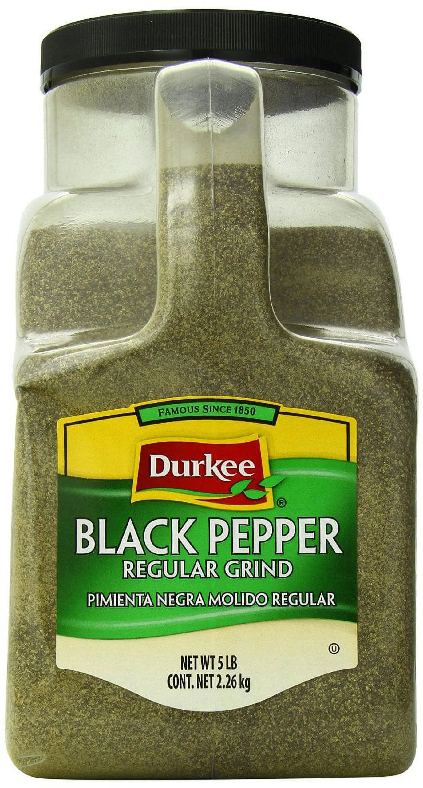 Durkee Black Pepper, Regular Grind, 5-Pound