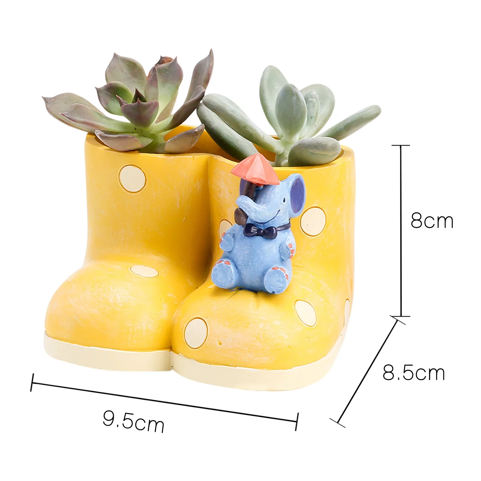 NLLSHGJ Elephant Flower Pots Planters Environmental Protection Potted Pot Personalized