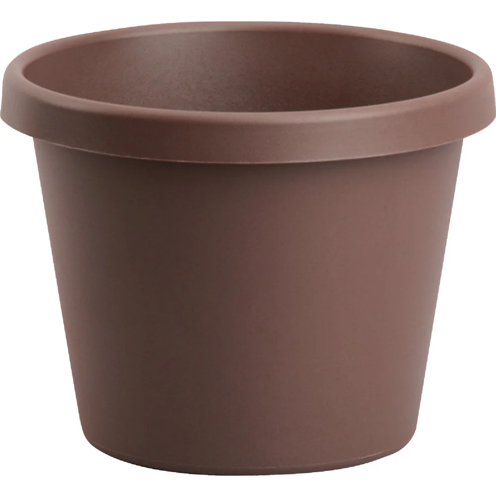 1PACK Bloem 20 In. Dia. Chocolate Poly Classic Flower Pot