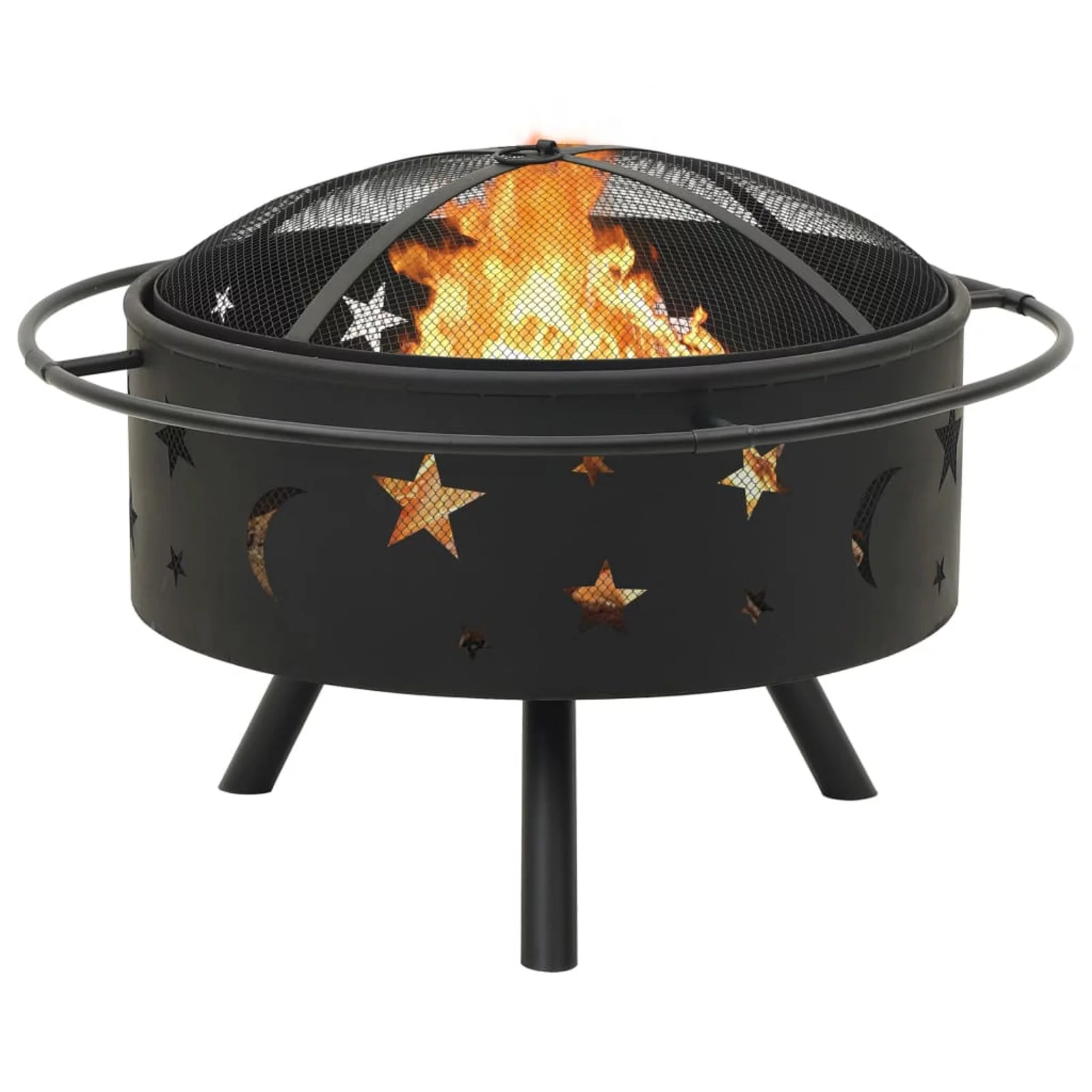 OWSOO Fire Pit with Poker 29.9