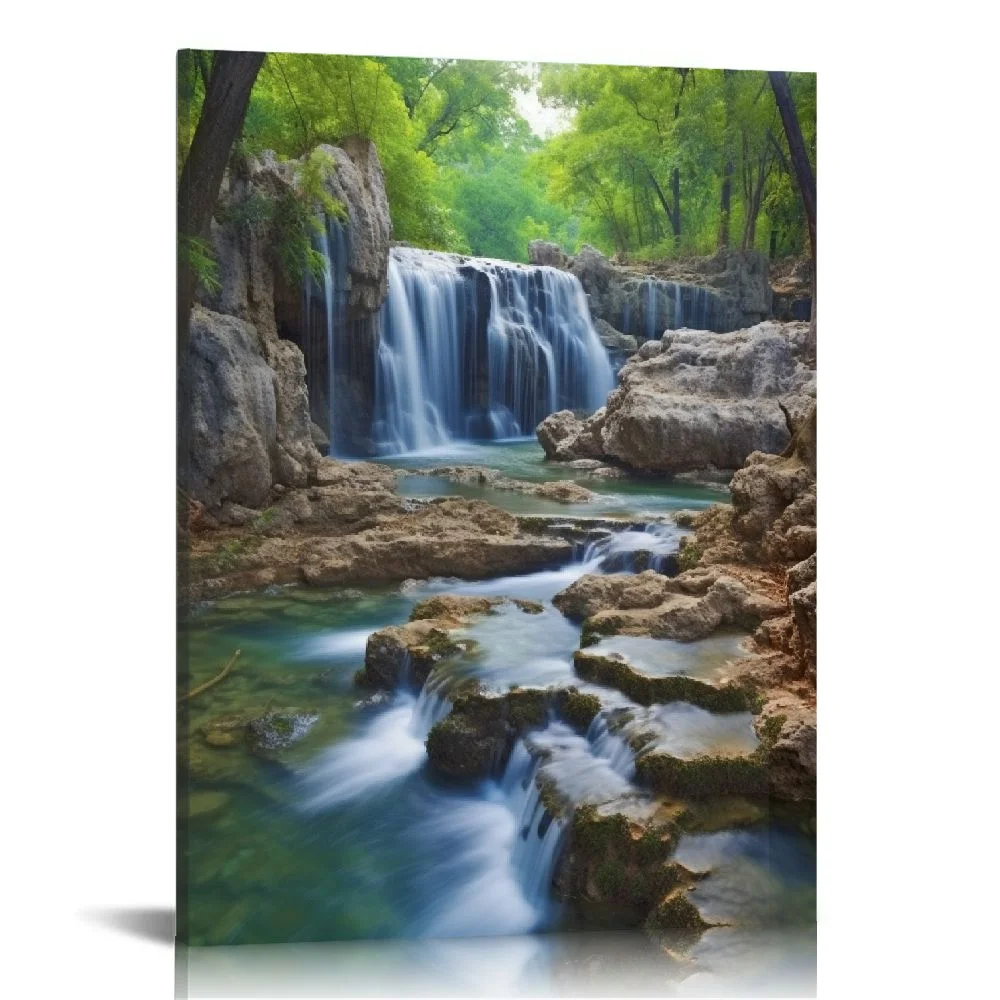 FLORID Wall Art Waterfall Decor 16x20 in / 12x16 in 12x16 in