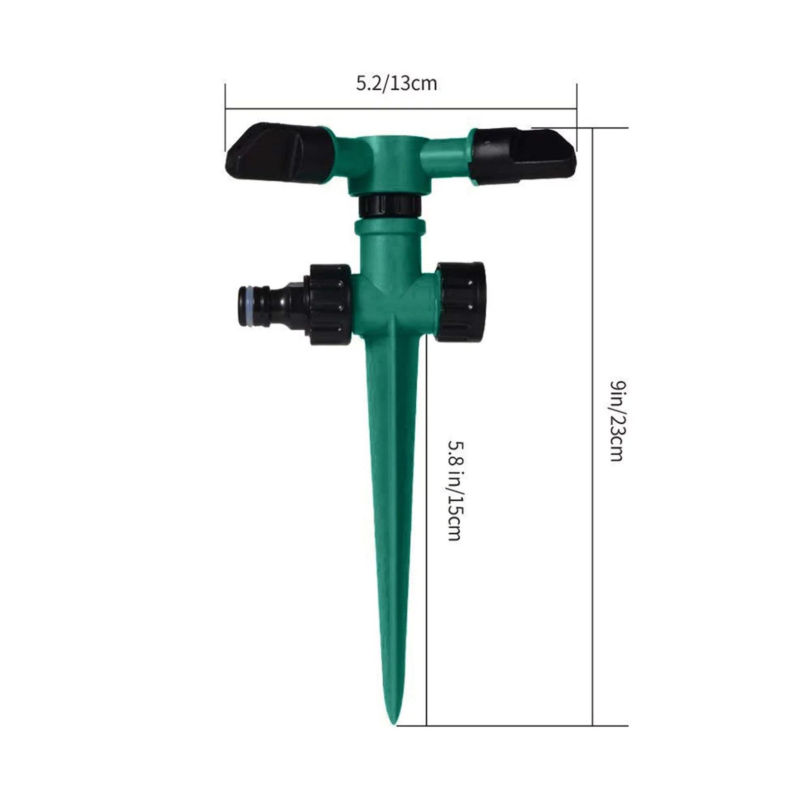 Viflosae Sprinkler Automatic 360° Rotating Garden Water Sprinklers Irrigation Hardware Tools