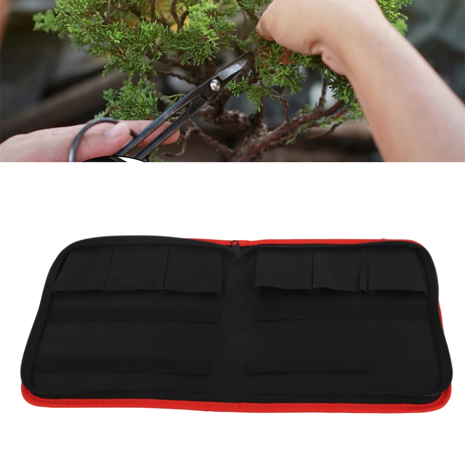 Tool Bag - Black Garden Bonsaii Scissors Cutting Shears Tool Storage Bag Pouch Holder