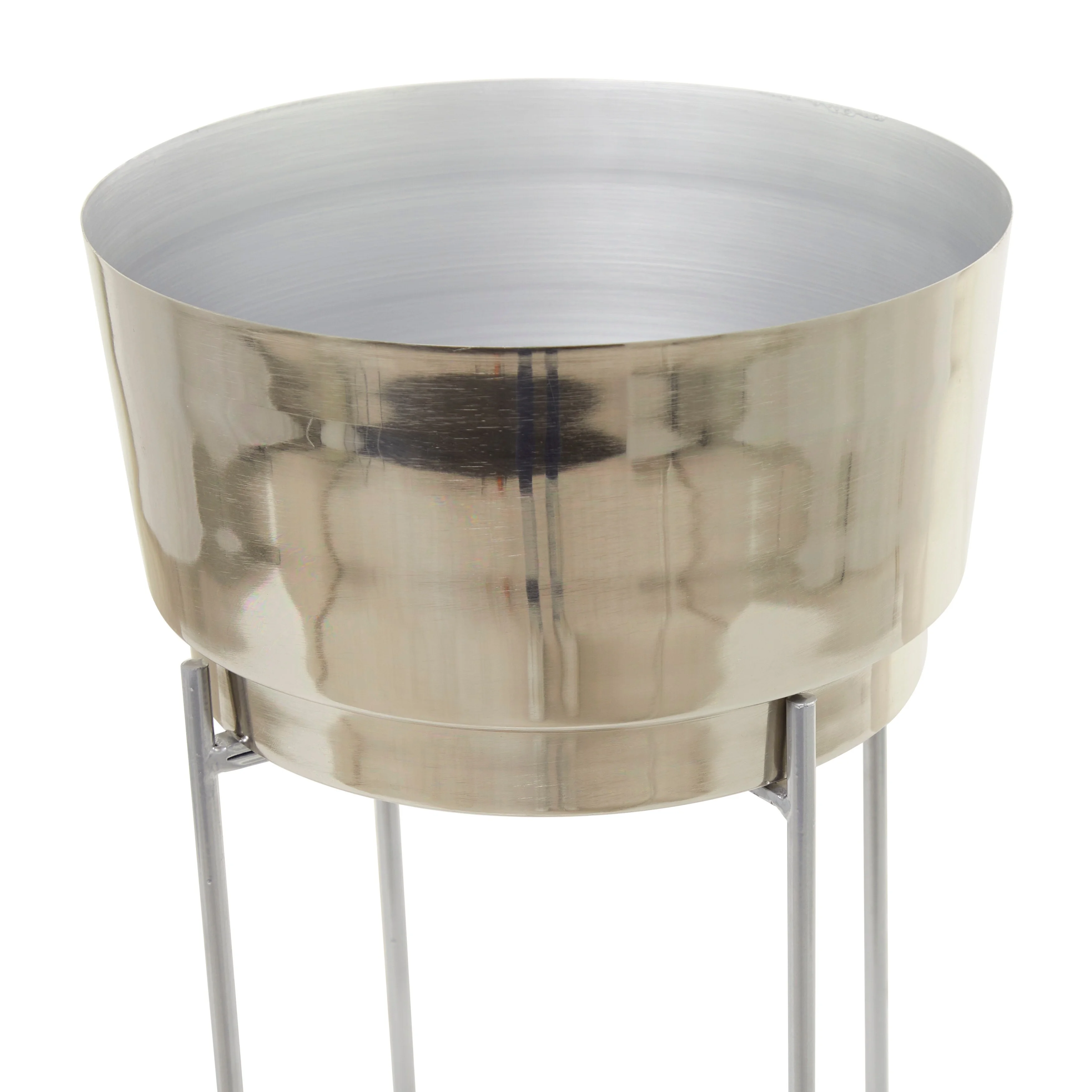 CosmoLiving by Cosmopolitan  Metal Contemporary Planter (Set of 2) - S/2 31