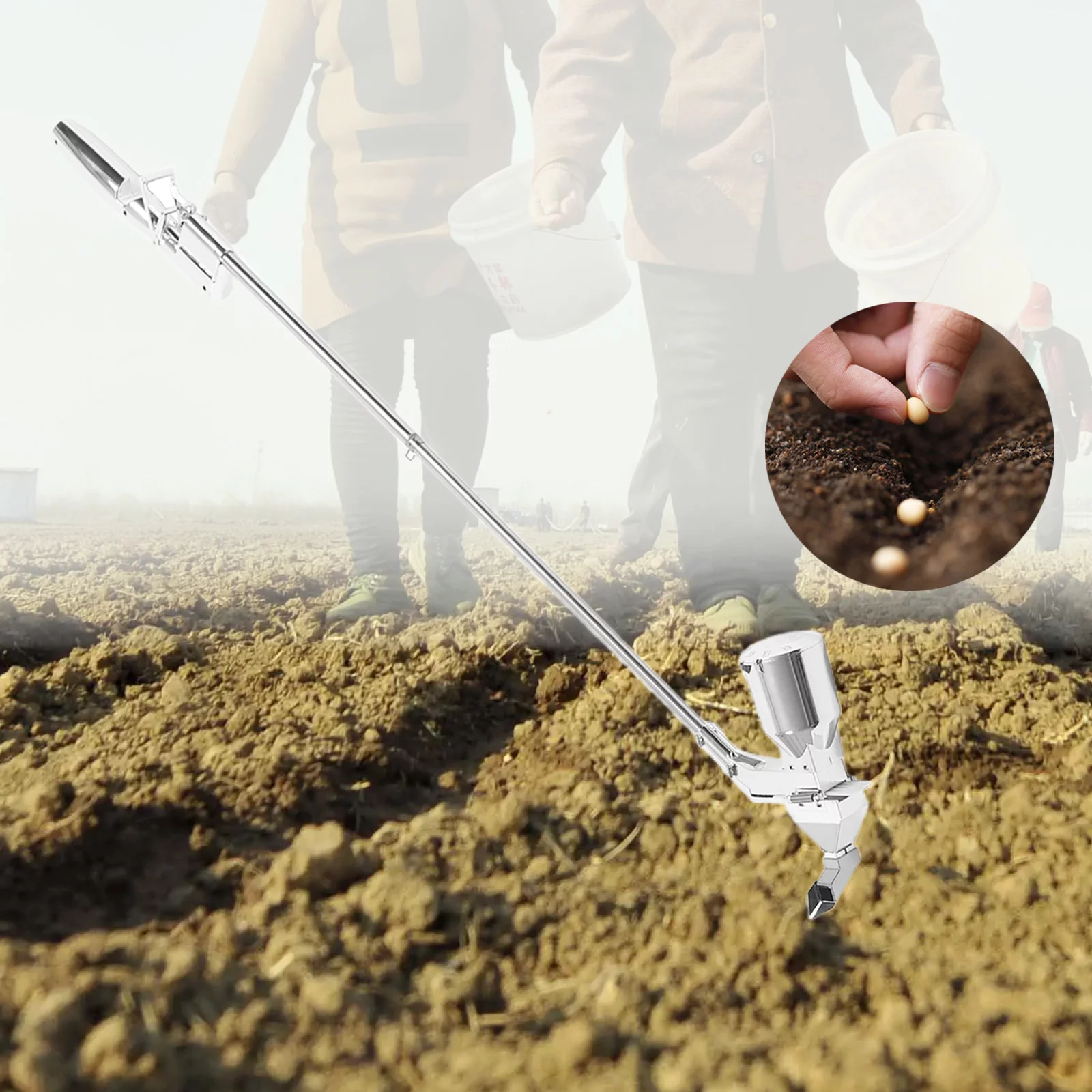 Wuzstar Hand-Held Vegetable Planter, Portable Plant Vegetable Seedling Tool Plant Transplanter