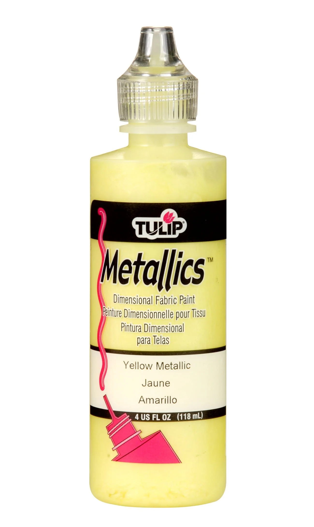 Tulip Slick Brown Dimensional Fabric Paint, 4 fl oz