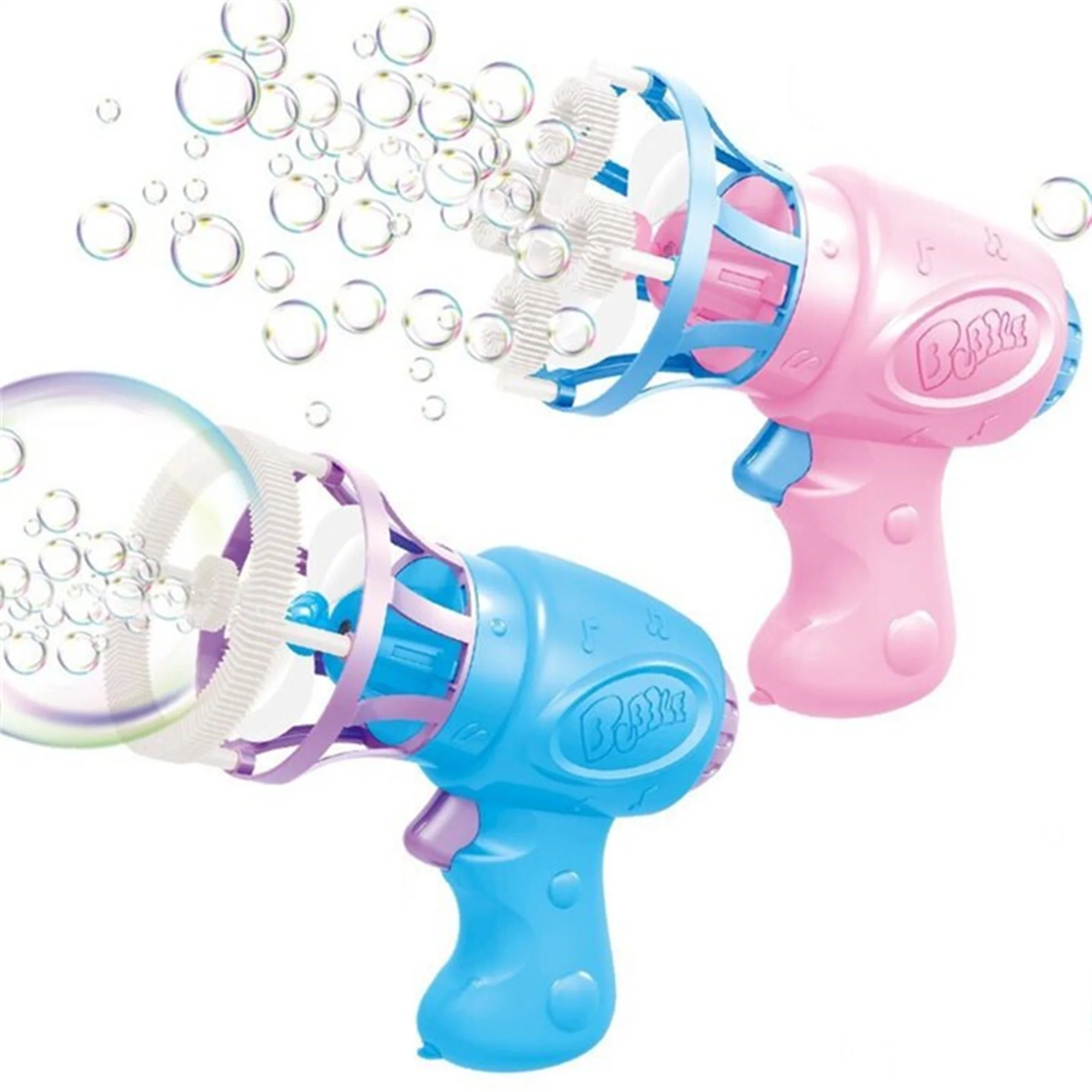 2 PCS Bubble Gun Blower for Kids,Fun Bubble Blaster for Toddlers Boys Girls Bubble Machine Summer Outdoors Activity Toy