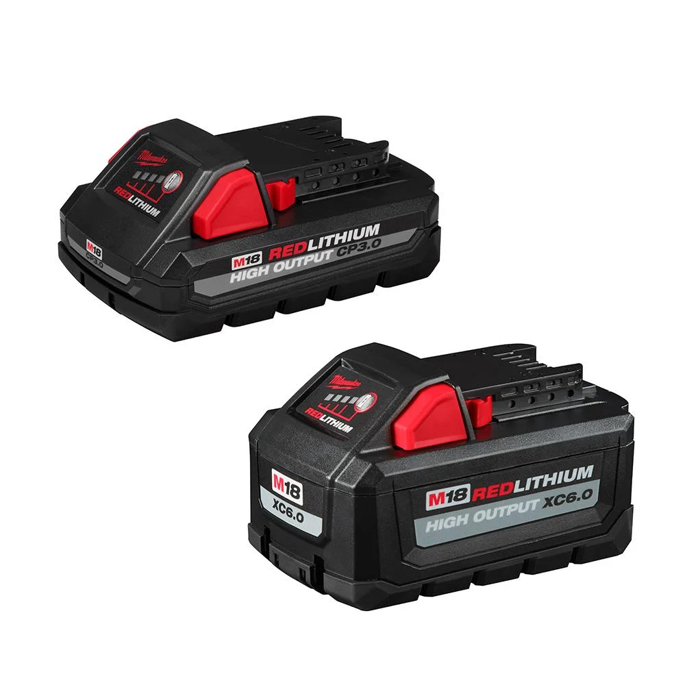 Milwaukee Tool M18 High Output 2Pk 6.0AH 3.0AH