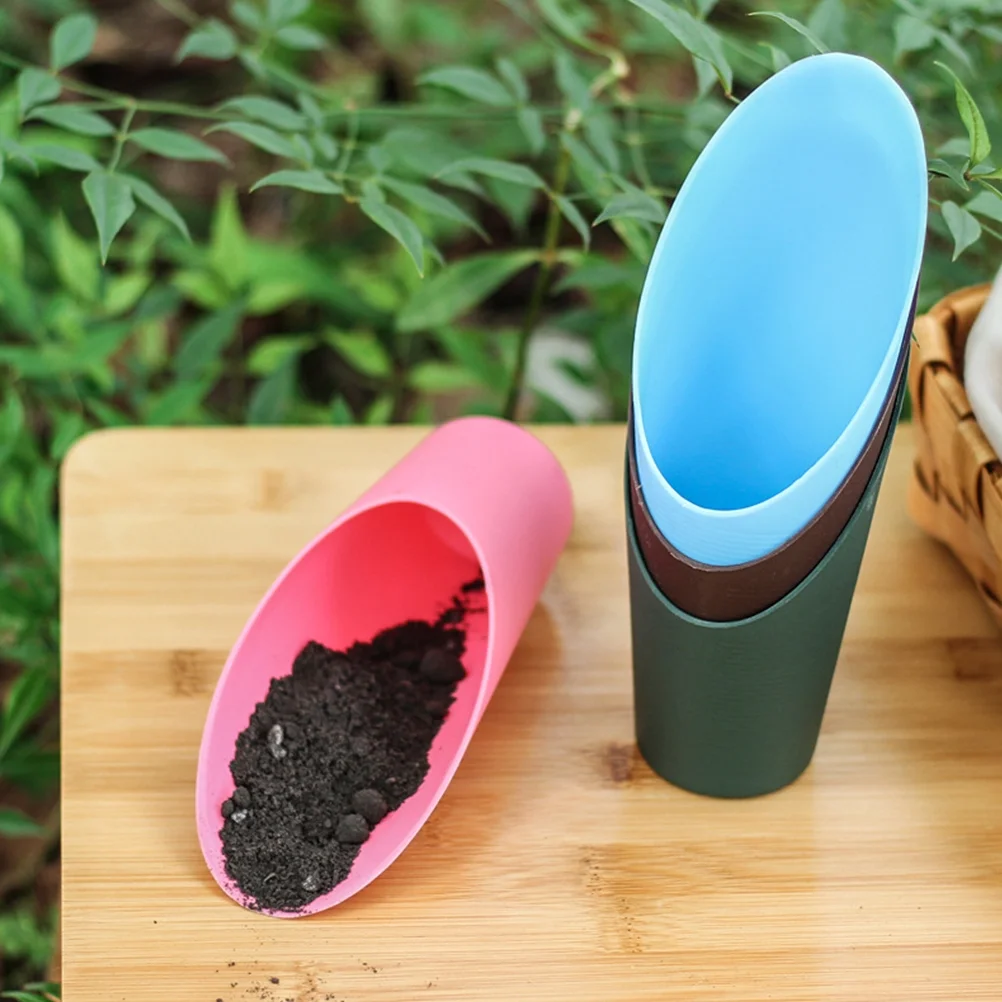 Round Cylinder Shovel Succulent Plant Cup Planting Pp Garden Tools Set Soil Dig Barrel 10 Pcs