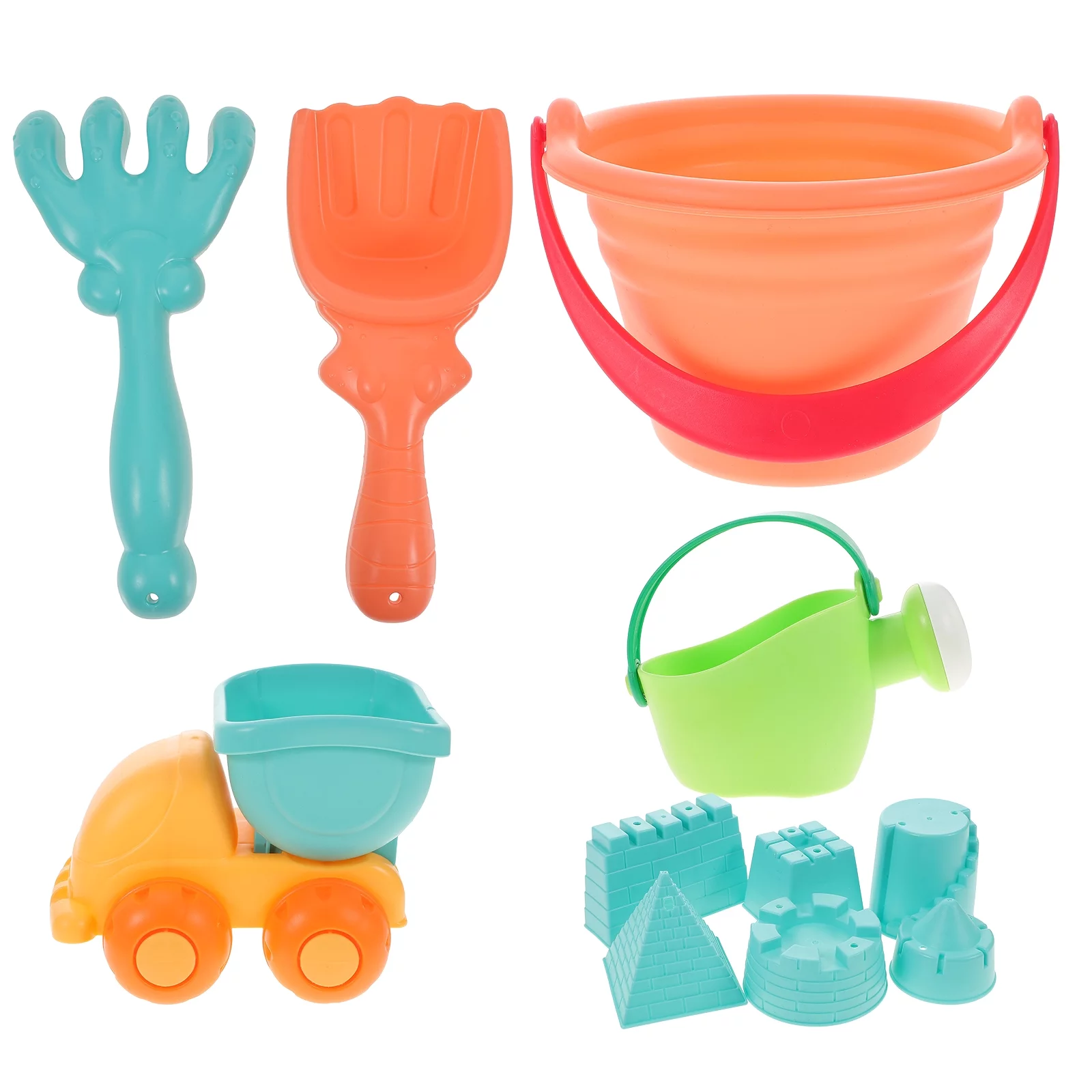 Gongxipen 1 Set Summer Beach Toys Baby Toys Bucket Sand Toys Bath Toys Plastic Plaything