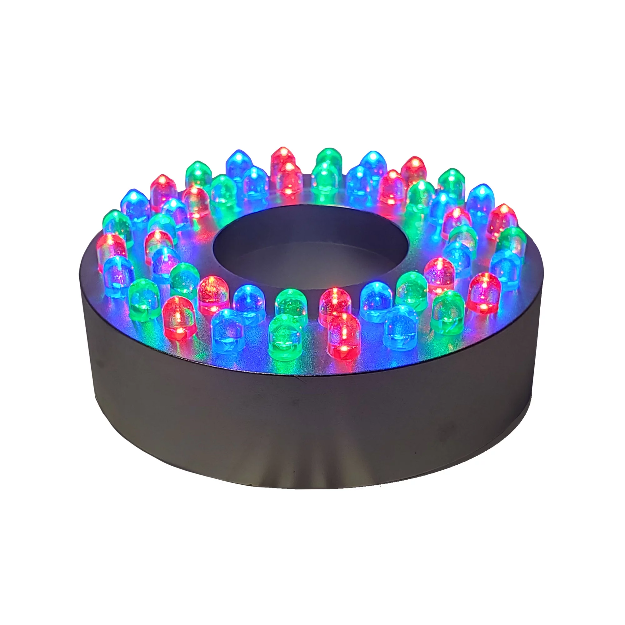 HALF OFF PONDS LumiNight Pond and Landscape Lighting - Remote Controlled 24-LED Color Changing Fountain Light Ring