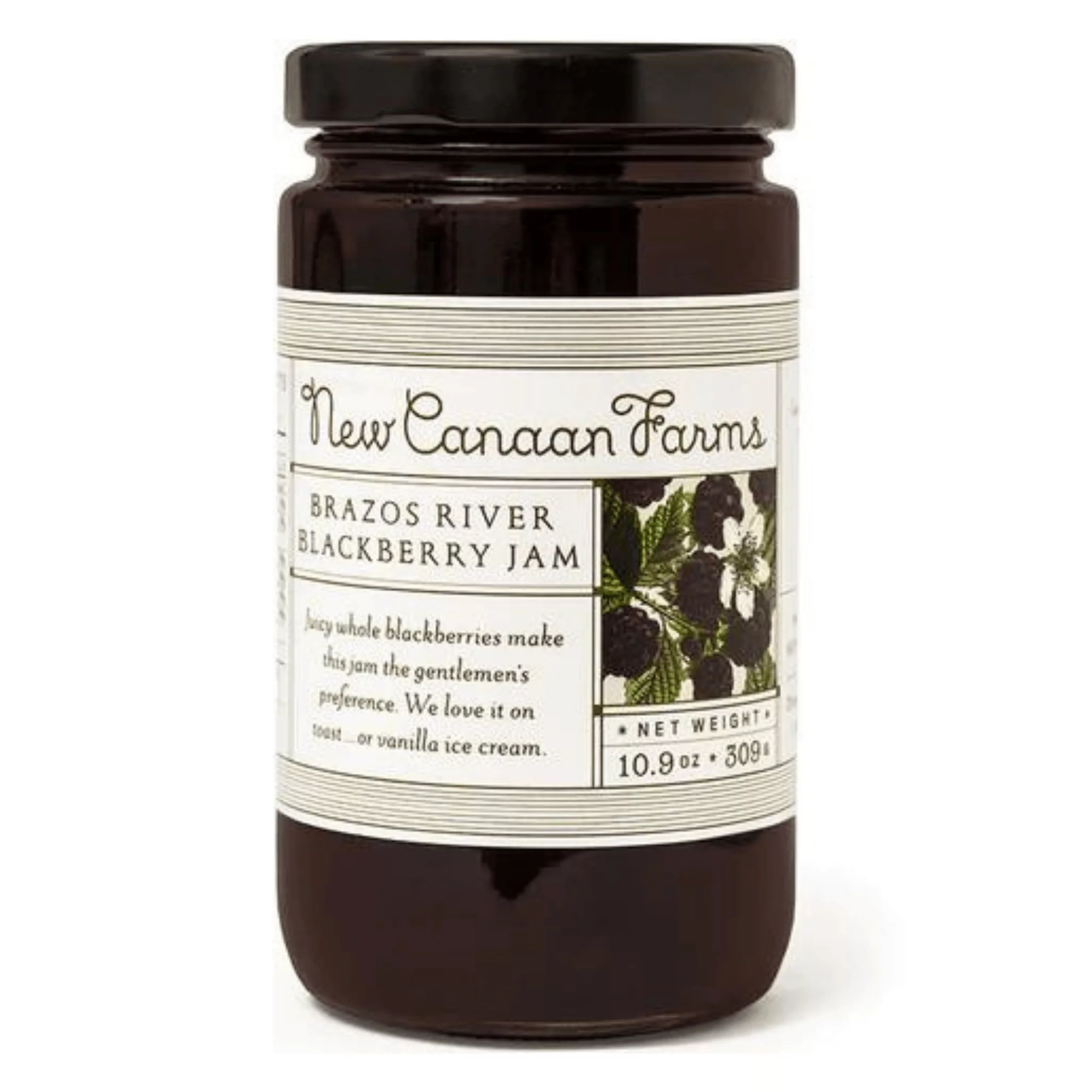 New Canaan Farms Brazos River Blackberry Jam, 10.9oz