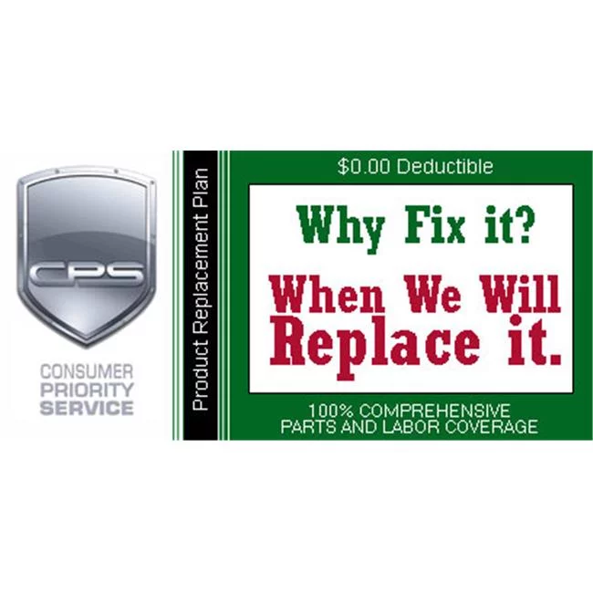 Consumer Priority Service  1 Year Product Replacement under $500.00