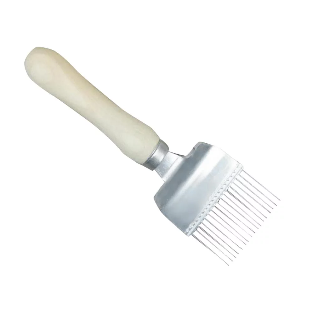 Stainless Steel Tines Uncapping Fork Tool With Wooden Tools