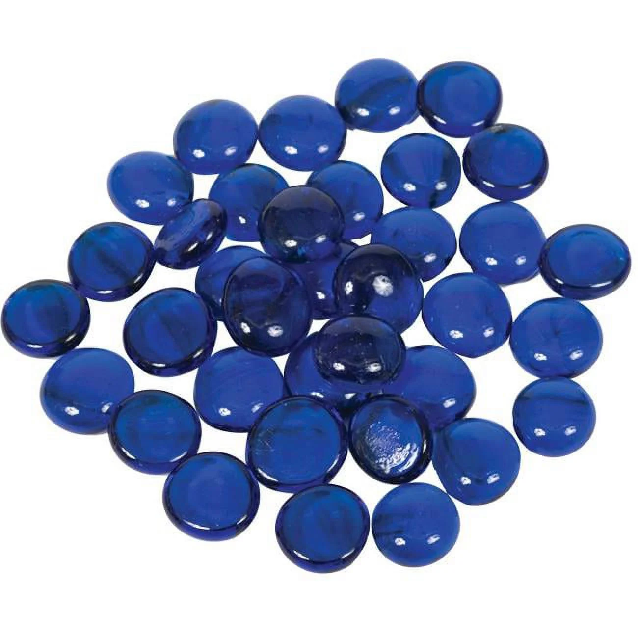 Dagan  0.75 in. Fire Beads, Dark Blue