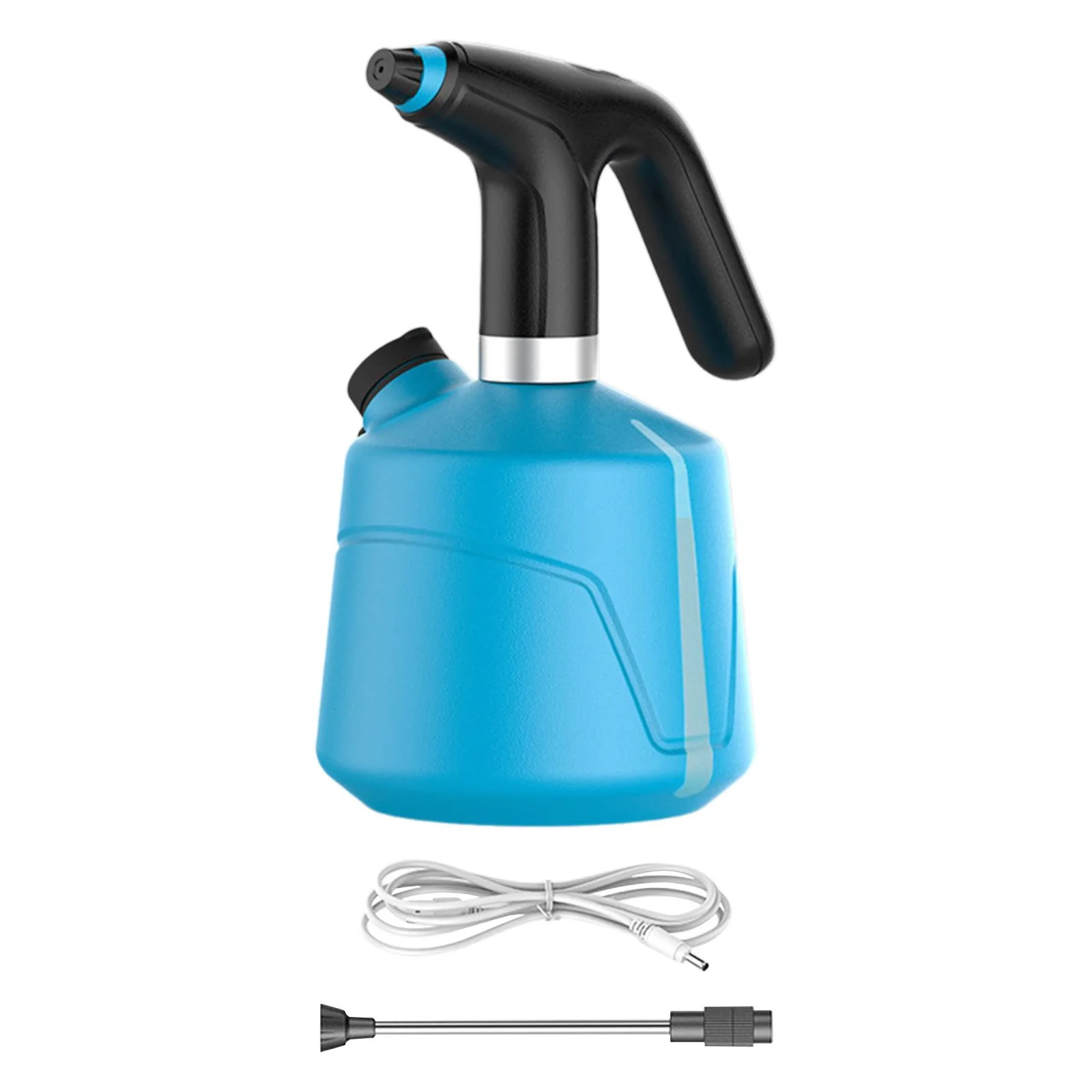 koolsoo Electric Spray Bottle, Pump Sprayers Water Sprayer Watering Can Automatic Plant Mister for Indoor Outdoor,Flower Blue