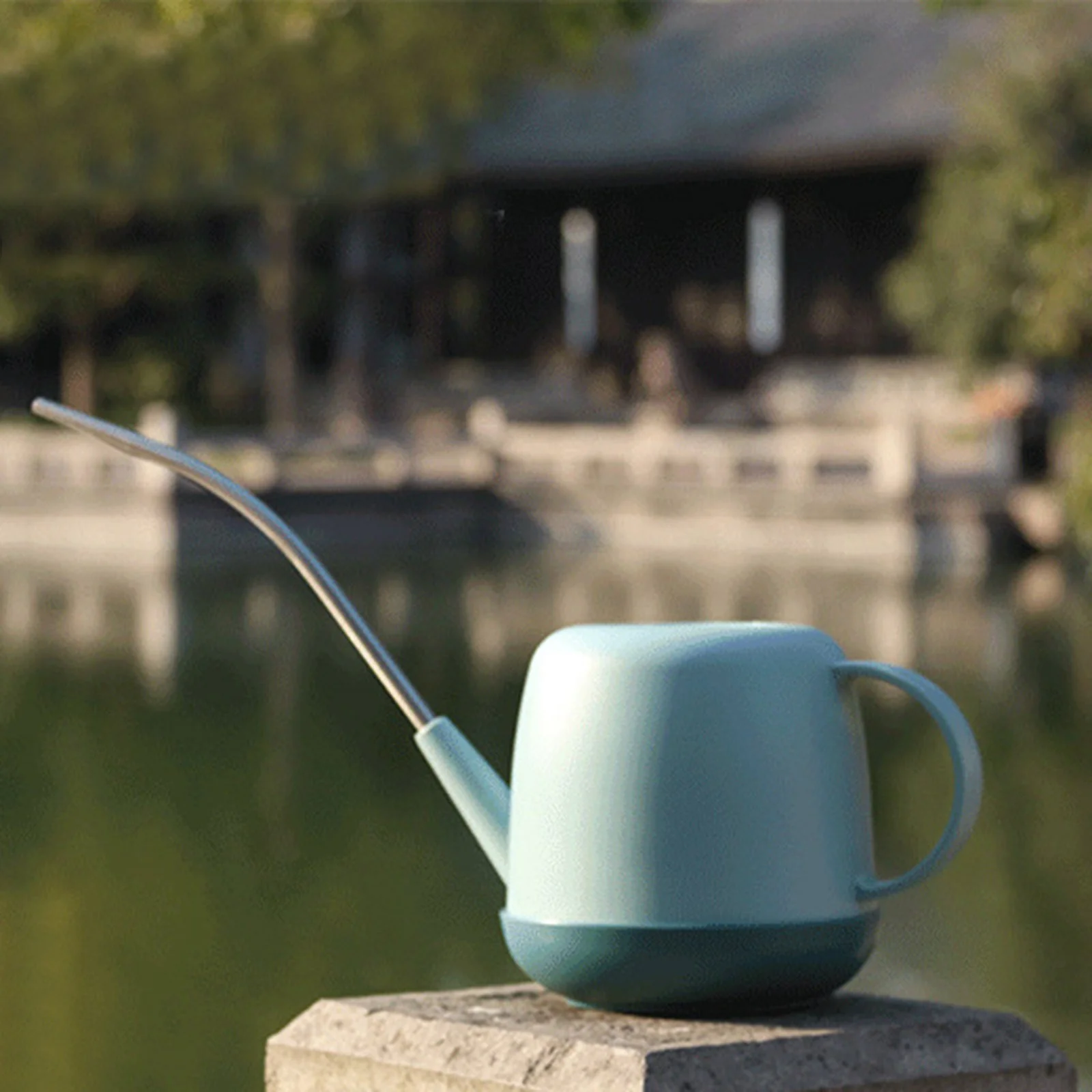 Stainless Steel Long Mouth Watering Pot Watering Kettle Green Shower Household Flower Watering Pot Watering Can for Indoor 1 Copper Spray for Stove Kettle Water Can with Long Spout 1