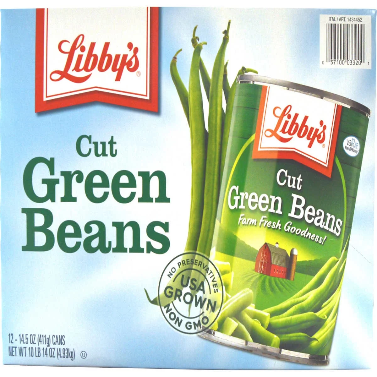 Libby's Cut Green Beans, 14.5 Ounce (12 Count)