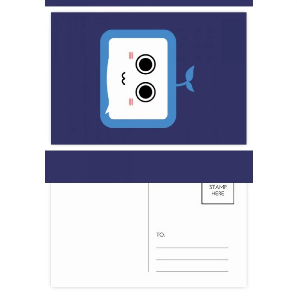 Saplings Cute Small TV Happy Original Postcard Set Birthday Mailing Thanks Greeting Card