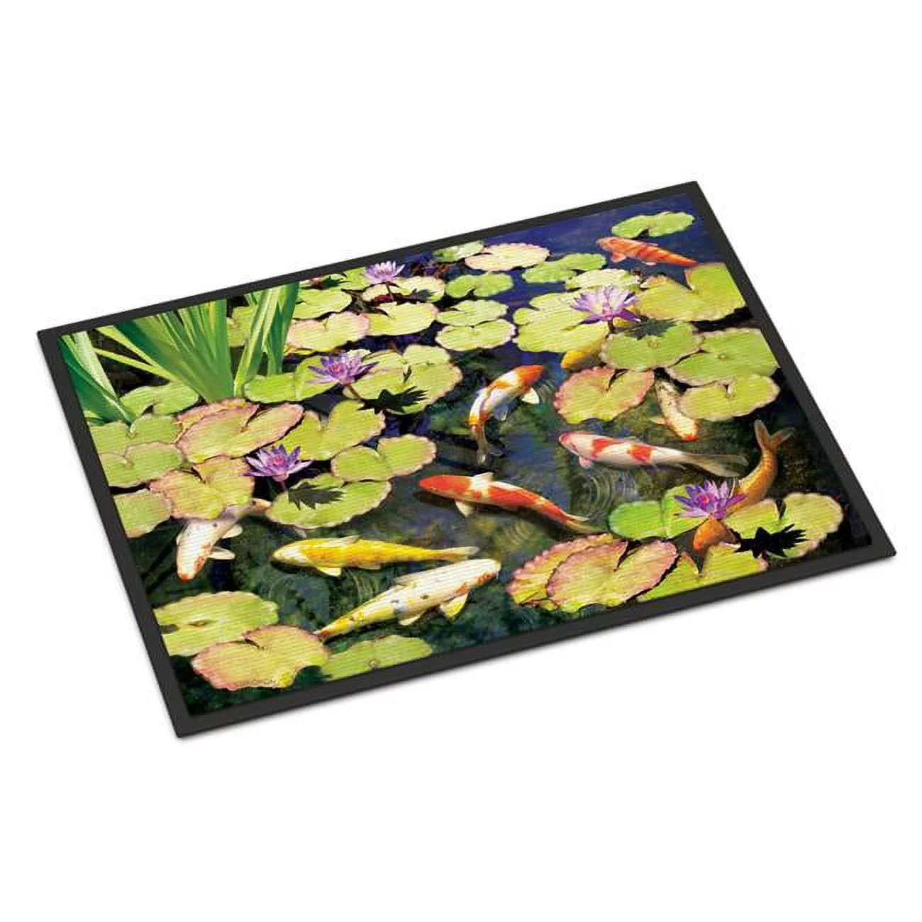 18 x 27 in. Koi Pond IV Indoor or Outdoor Mat
