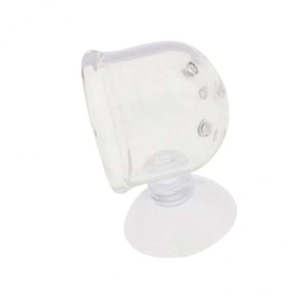 DOLITY 6xGlass Pot Plant Cup Holder Aquarium Tank Aquatic Feeder#