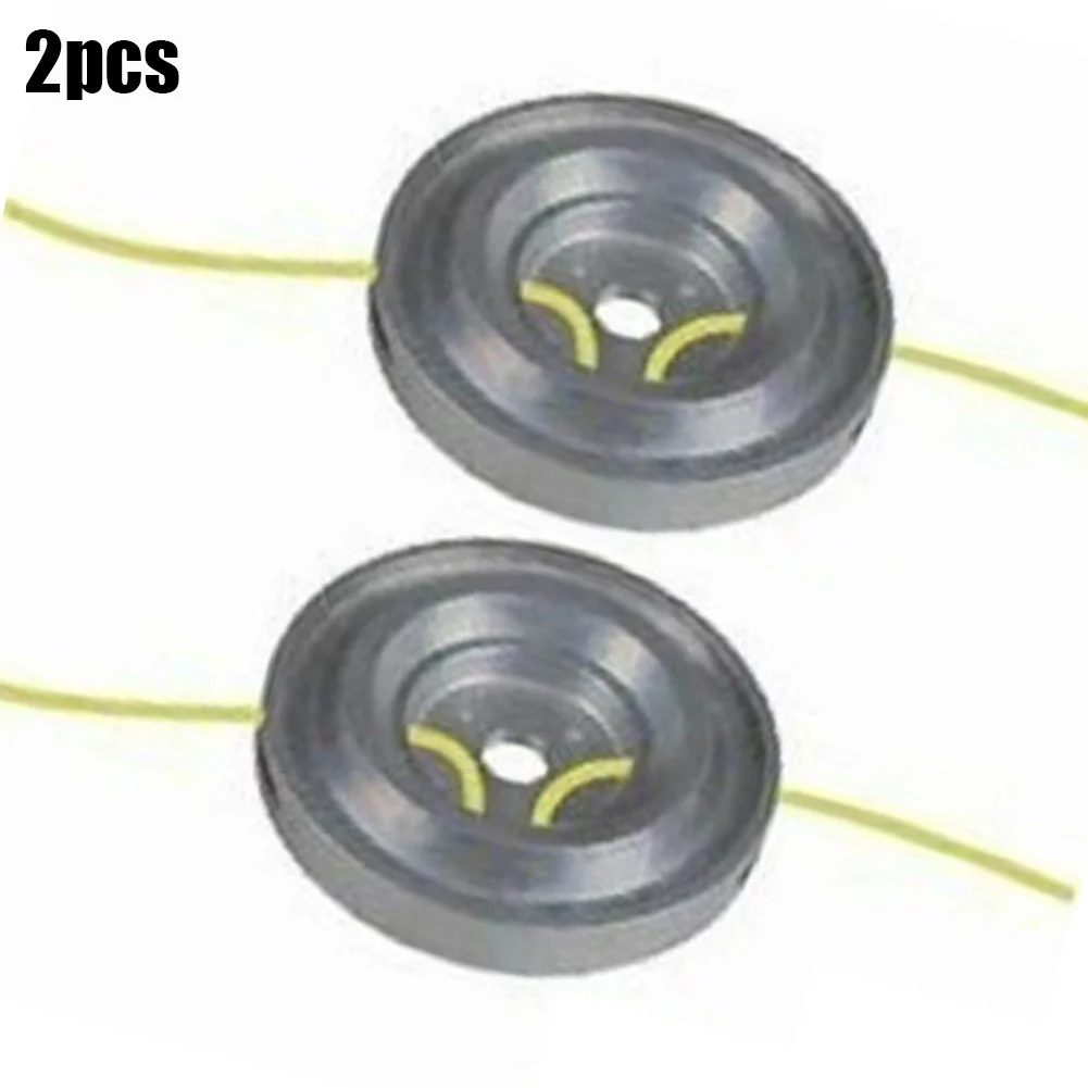 QIFEI 2Pcs Trimer Whipper Snipper Brush Cutter Alloy Head Universal Fixing Wire Trimmer