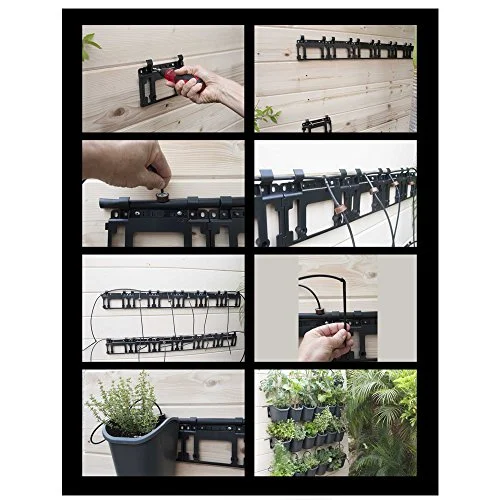 DIG's Living Wall™ Modular Vertical Garden Planting Kit with Drip Irrigation System