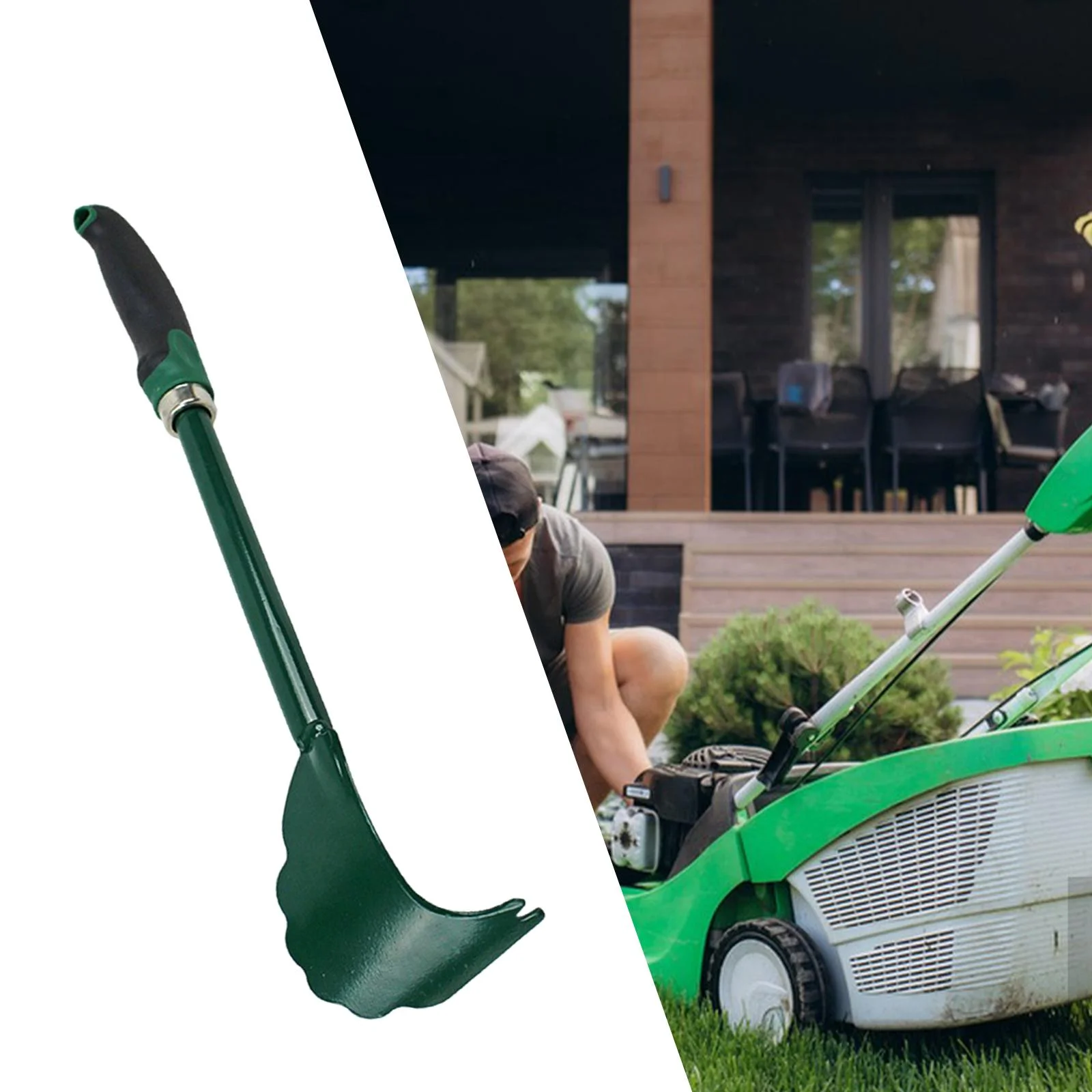 Miulika Lawn Mower Cutter Cleaning Tool Lawn Mower Tools Heavy Duty Garden Tools Non-Slip Handle Garden Mower Cutter Cleaner