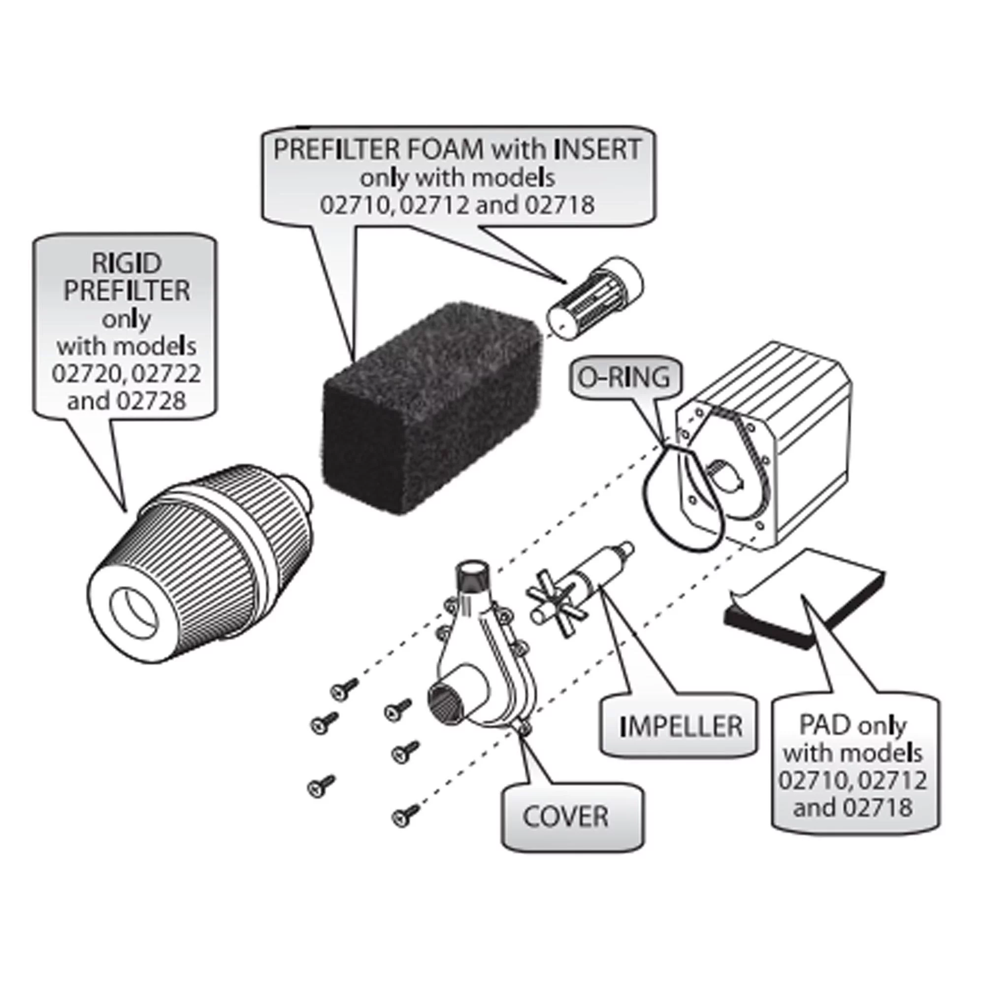 Pondmaster 02718 Model 18 Supreme 1800 GPH Magnetic Drive Fountain Pond Pump